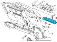 OEM 2022 GMC Sierra 2500 HD Air Inlet Diagram - 84566417