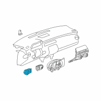 OEM 2014 Chevrolet Camaro Headlamp Switch Diagram - 92218815