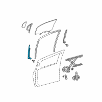 OEM Toyota Yaris Run Channel Diagram - 67401-52090