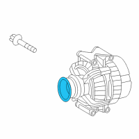 OEM 2005 Dodge Sprinter 2500 Pulley-Alternator Diagram - 5117591AA