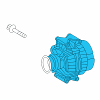 OEM 2004 Dodge Sprinter 2500 ALTERNATR-Engine Diagram - 5134199AC