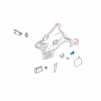 OEM 2009 Infiniti M45 Spring-Fuel Filler Diagram - 78836-AL500