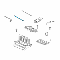 OEM 2008 Jeep Wrangler Handle-Jack Handle Diagram - 52005180AA