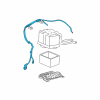 OEM 2003 Dodge Neon Battery Cable Diagram - 5084446AA