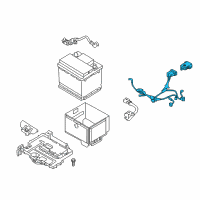 OEM 2017 Kia Forte5 Wiring Assembly-Battery Diagram - 91850B0511