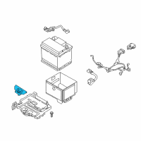 OEM 2017 Kia Forte Clamp-Battery Diagram - 371602V000