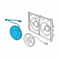 OEM Pontiac GTO Motor Asm, Engine Coolant Fan Diagram - 92149000