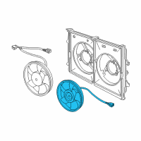 OEM 2006 Pontiac GTO Motor Asm, Engine Coolant Fan Diagram - 92148999