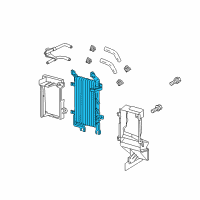 OEM 2018 Toyota Land Cruiser Transmission Cooler Diagram - 32910-60161