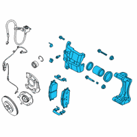 OEM Hyundai Venue Brake Assembly-FR, LH Diagram - 58110-K2000