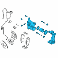 OEM 2022 Hyundai Venue CALIPER Kit-Brake, LH Diagram - 58180-K2A00