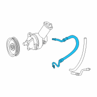 OEM 1999 Ford Ranger Pressure Hose Diagram - F87Z-3A719-BA