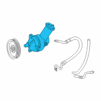 OEM 2002 Ford Ranger Power Steering Pump Diagram - F58Z-3A674-ABRM