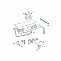 OEM 2012 Lexus IS350 Support Assembly, Luggage Diagram - 64530-53014