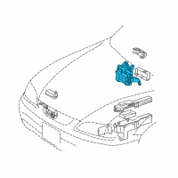 OEM 2001 Lexus ES300 Block Assy, Instrument Panel Junction Diagram - 82730-06020