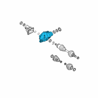 OEM 2012 BMW 335is Front Differential Diagram - 31-50-7-575-785