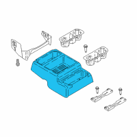 OEM Ford Expedition PANEL ASY - CONSOLE Diagram - LL1Z-78045A36-AA