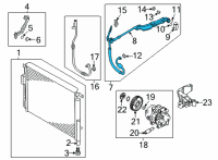 OEM 2022 Kia Sorento Tube Assembly-Suction Diagram - 97777R5530