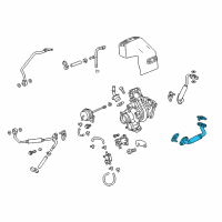 OEM 2019 GMC Terrain Oil Outlet Tube Diagram - 12679315