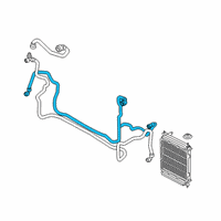 OEM 2022 BMW X7 LINE EXTERNAL RADIATOR Diagram - 17-12-5-A02-2F5