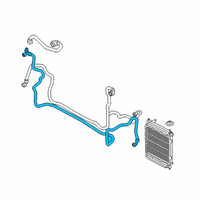 OEM 2022 BMW X7 LINE EXTERNAL RADIATOR Diagram - 17-12-5-A02-2F4