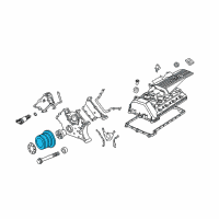 OEM BMW 750Li Crankshaft Pulley Diagram - 11-23-7-568-345