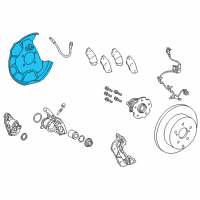 OEM 2019 Lexus NX300h Cover, Disc Brake Du Diagram - 47881-78011