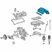 OEM 2021 Lexus RX350L Tank Assy, Intake Air Surge Diagram - 17190-0P110