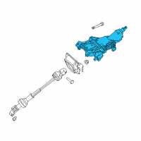 OEM 2011 Ford Explorer Column Assembly Diagram - BB5Z-3C529-F