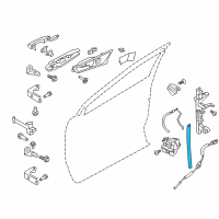 OEM 2018 Ford Edge Weatherstrip Diagram - FT4Z-5820568-A