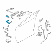 OEM Lincoln MKX Upper Hinge Diagram - FT4Z-5822801-B