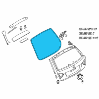 OEM 2011 BMW 328i xDrive Trunk Lid Sealing Diagram - 51-76-7-147-043