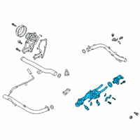 OEM 2020 Kia K900 Control Assembly-COOLANT Diagram - 256003L253