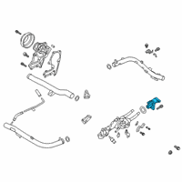 OEM 2020 Kia K900 Thermostat Assembly Diagram - 255003L200