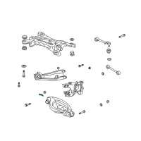 OEM 2015 Acura ILX Clip, Arm (Upper) Diagram - 90701-SX0-003