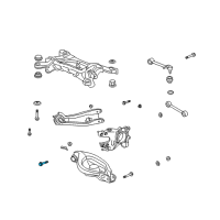 OEM 2009 Acura MDX Bolt B, Arm Adjust (Lower) Diagram - 90173-STX-A02