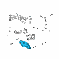 OEM 2008 Acura MDX Arm B, Right Rear (Lower) Diagram - 52350-STX-A01