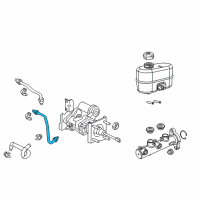 OEM 2016 Ram 2500 Tube-Hydro Boost Gear Port Diagram - 4581699AA