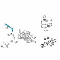 OEM 2013 Ram 2500 Tube-Hydro Boost Pump Port Diagram - 4581758AA