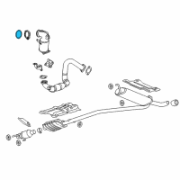 OEM 2019 Buick Encore Preconverter Seal Diagram - 12641115