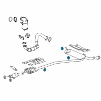 OEM 2021 Chevrolet Trax Converter Insulator Diagram - 95468210