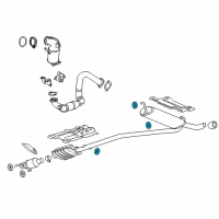OEM 2017 Chevrolet Trax Converter Insulator Diagram - 95468210