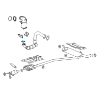 OEM 2022 Chevrolet Trax Front Pipe Gasket Diagram - 94558403