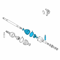 OEM Nissan Dust Boot Kit-Repair, Inner Diagram - C9741-4BA1A