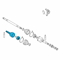 OEM 2022 Nissan Leaf Joint Assembly Diagram - 39211-5SA2A