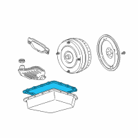 OEM Ford E-350 Econoline Filter Gasket Diagram - F2VY-7A191-A