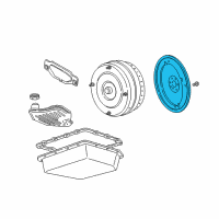 OEM Mercury Cougar Drive Plate Diagram - 4W7Z-6375-AA