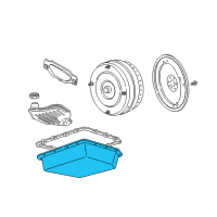 OEM 2003 Mercury Grand Marquis Oil Pan Diagram - 6L3Z-7A194-A