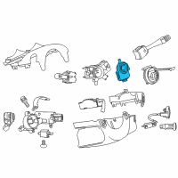 OEM 2016 Buick Cascada Steering Sensor Assembly Diagram - 13589398