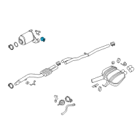 OEM 2014 BMW 535d Hex Nut With Flange Diagram - 18-30-7-620-549